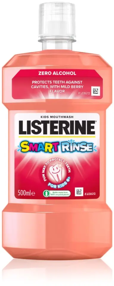 Voda ústní Listerine SmartRinse Mild Berry 500ml