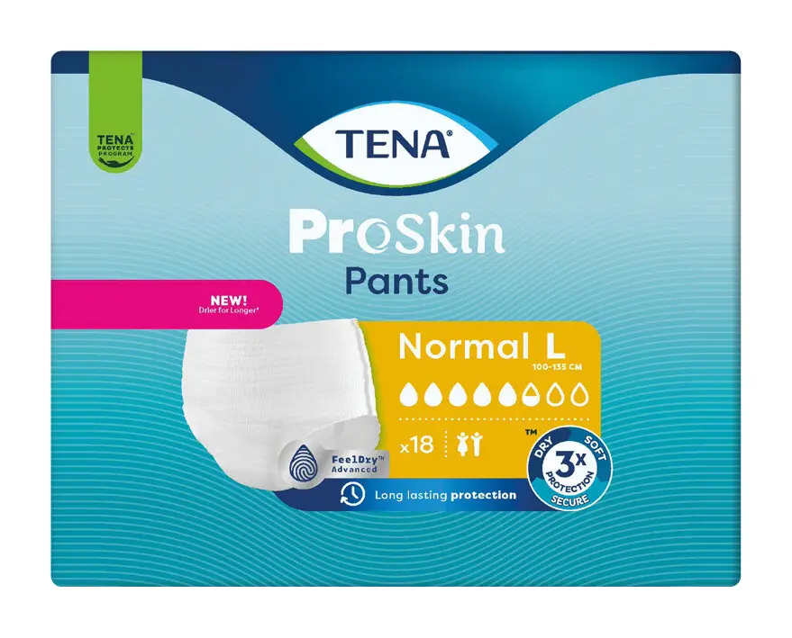 TENA Proskin Pants Normal L inkontinenční kalhotky 18ks