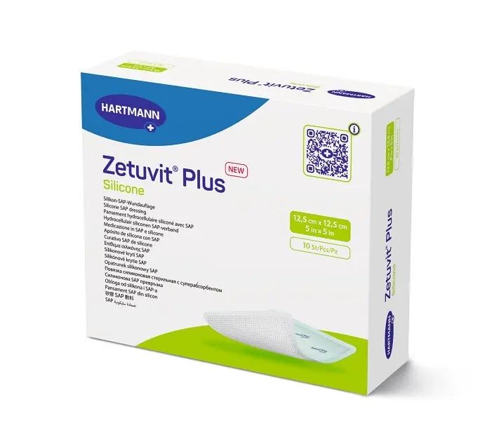 Zetuvit Plus Silicone 12.5x12.5cm 10ks