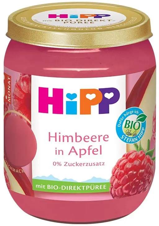 HiPP BIO Superovoce Jablko a maliny 160 g