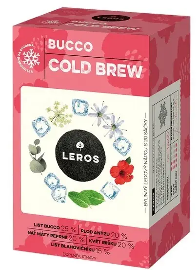 LEROS Cold Brew Bucco čaj 20x1.5g