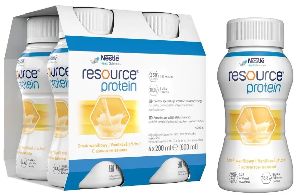 RESOURCE PROTEIN VANILKOVÝ 4X200 ML POR POR SOL 4X200ML