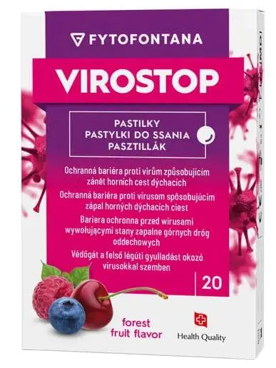 Fytofontana Virostop pastilky lesní ovoce 20 ks