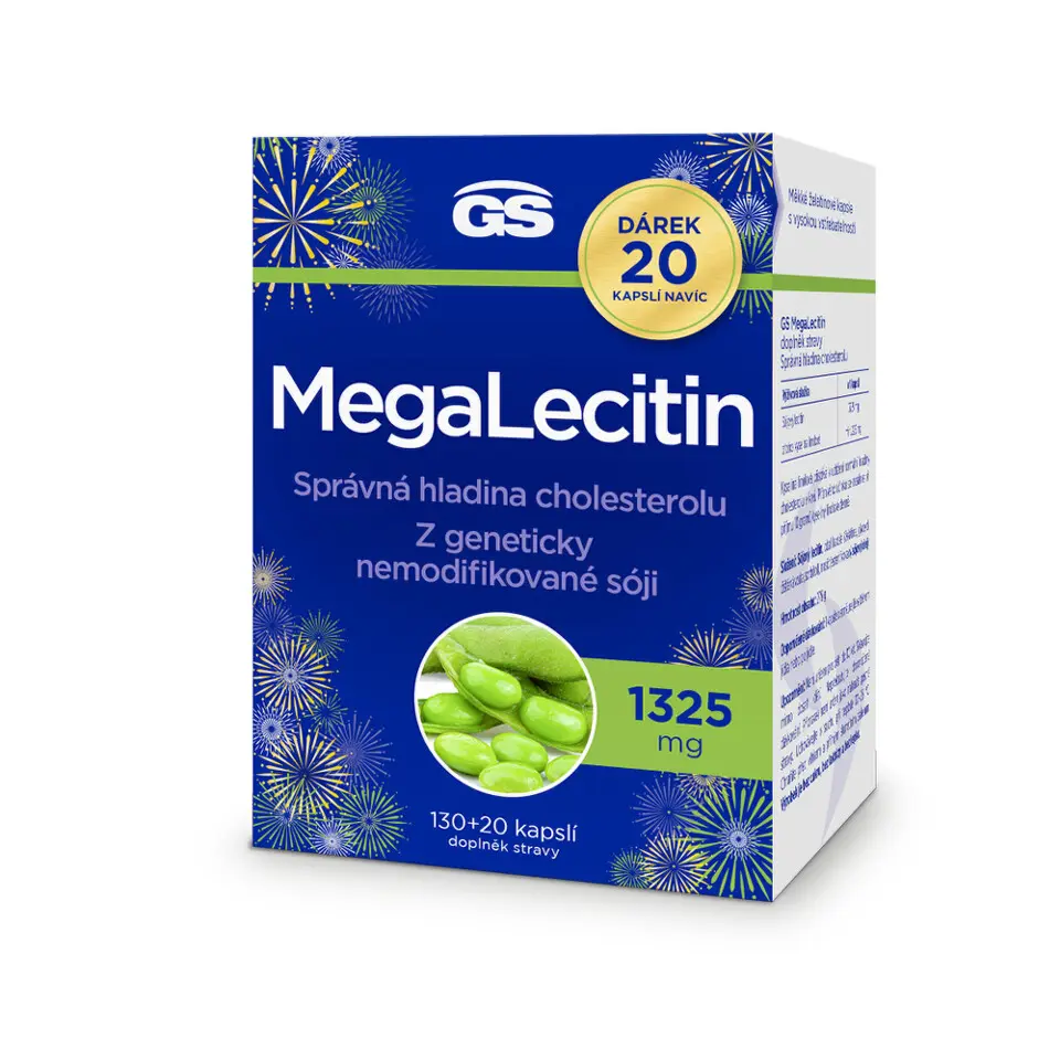 GreenSwan GS Megalecitin 1325 mg 130 + 20 kapslí ZDARMA