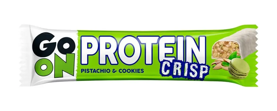 GO ON Proteinová tyčinka CRISP pistác.&cookies 45g