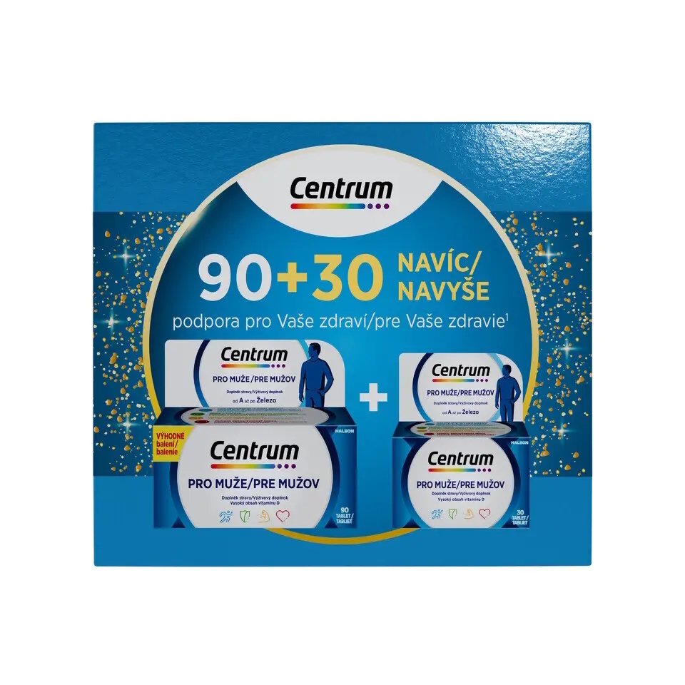 Centrum pro muže 90+30 tablet dárkové balení