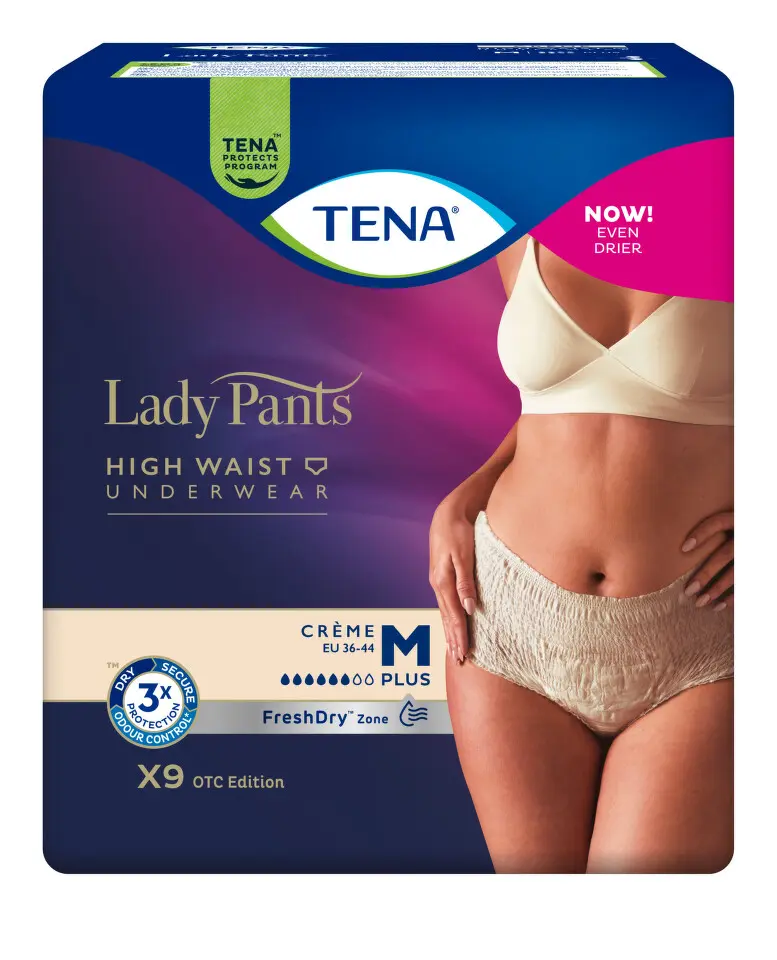 Tena Lady Pants Plus Creme M 9 ks