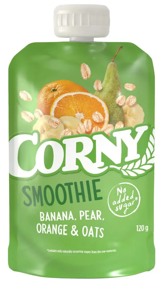 CORNY SMOOTHIE banán/hruška/pomeranč/oves.vl. 120g