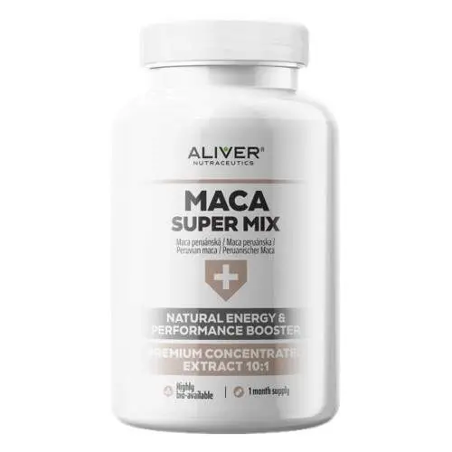 ALIVER Maca peruánská Super Mix extr.10:1 cps.120