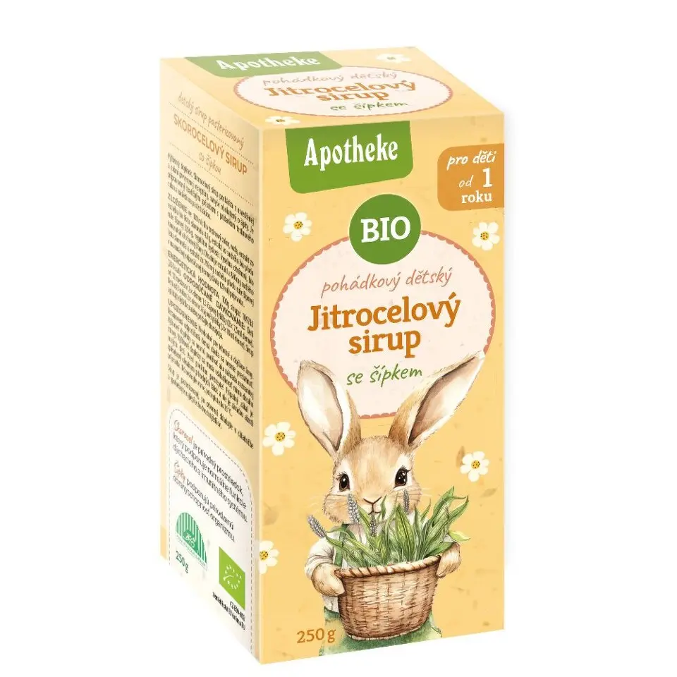 Apotheke Pohádkový Jitrocelový sirup BIO 1+ 250g