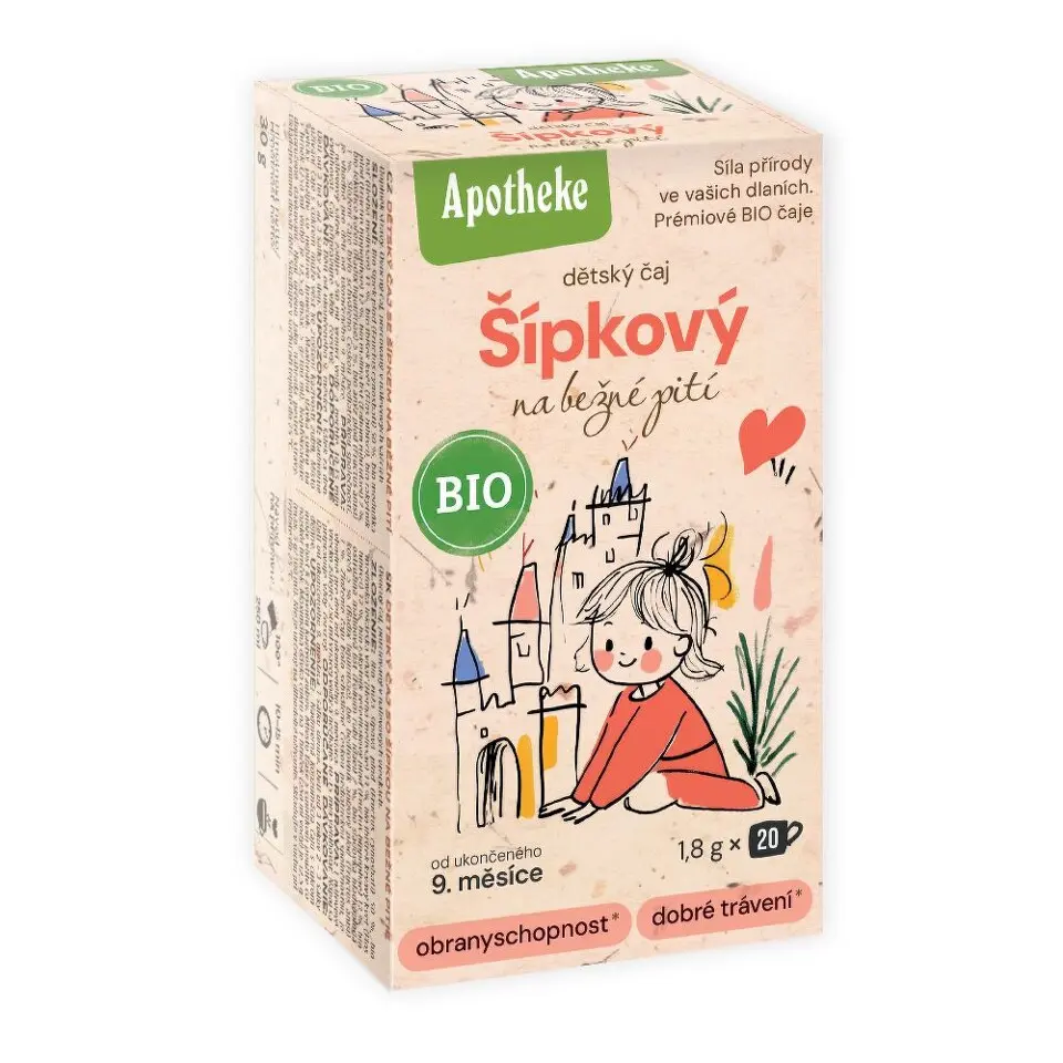 Apotheke BIO Dětský Šípkový čaj 20x1.8g