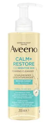 Aveeno Calm+Restore čistící pěna 200ml
