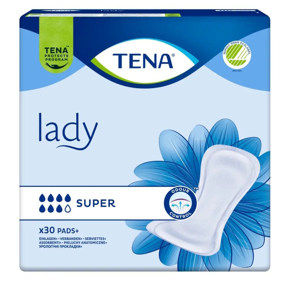 TENA Lady Super - Inkontinenční vložky (30 ks)
