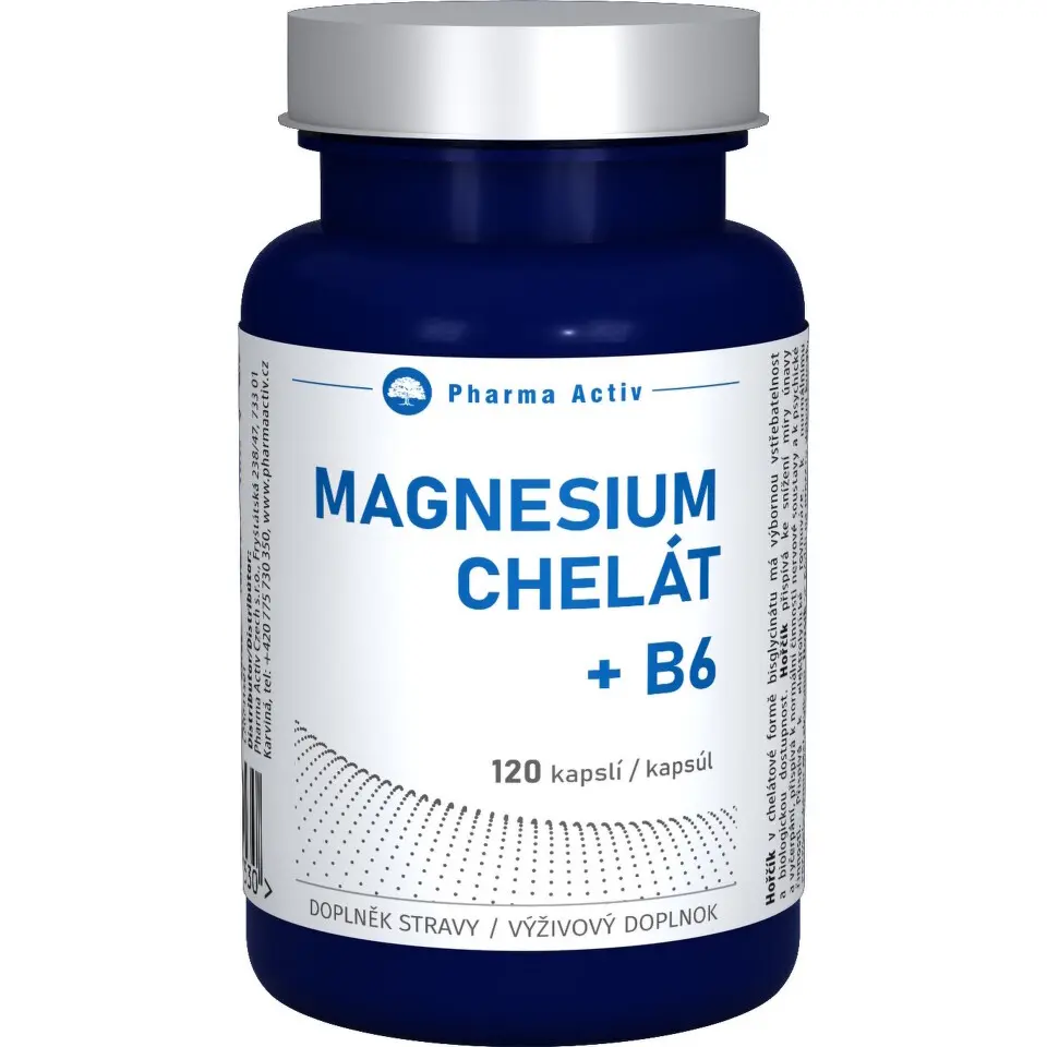 Magnesium Chelát + B6 cps.120