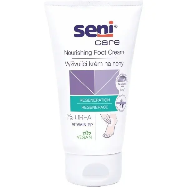Seni Care vyživující krém na nohy 7% urea 100ml