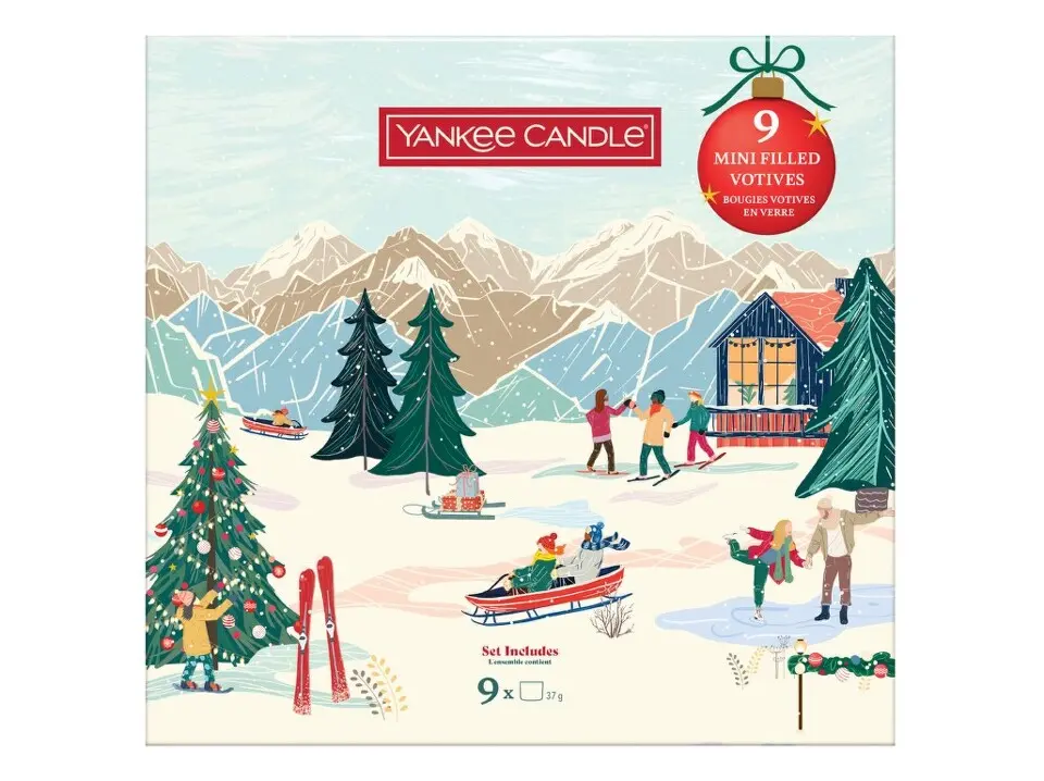 YANKEE CANDLE Vánoční Set 2025 9× 37 g