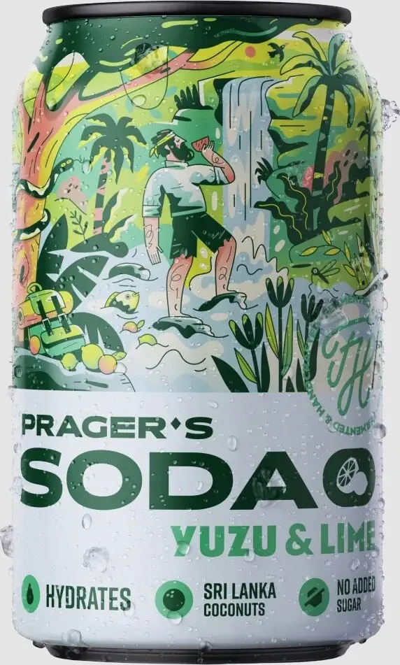 Pragers soda yuzu lime 0,33L