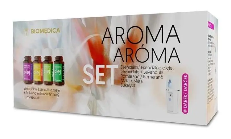Aroma set 4x10ml + dárek nano mlhový rozprašovač