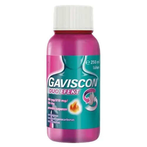 GAVISCON DUO EFEKT 500MG/213MG/325MG POR SUS 1X250ML VI