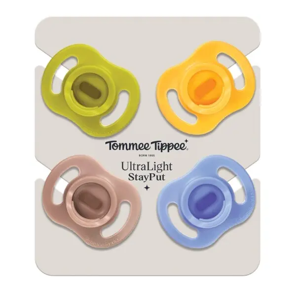 Tommee Tippee Ultra-light dudlík 6-18m Boy 4ks