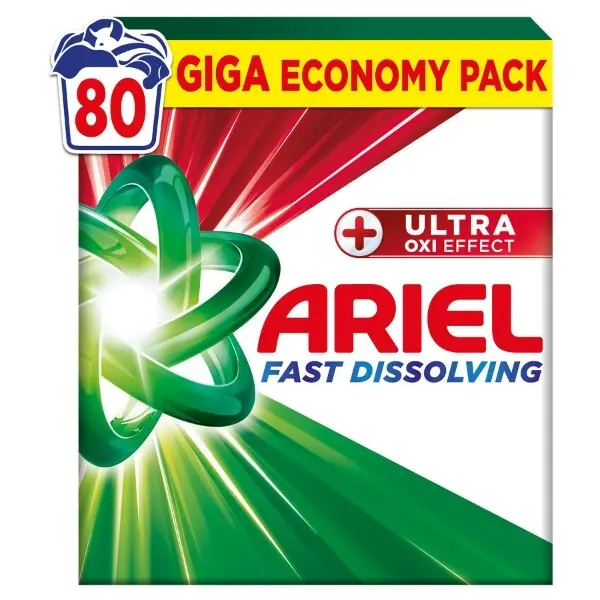 Ariel +OXI Power Effect prací prášek 80 PD