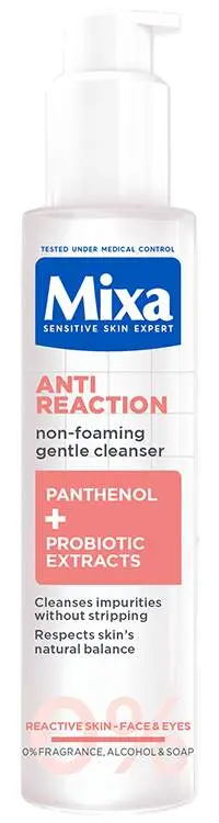 MIXA Anti-Reaction čisticí nepěnivý krém na obličej 150 ml