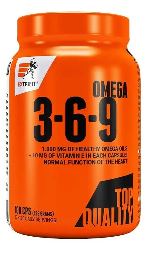 Extrifit Omega 3-6-9, 100 kapslí