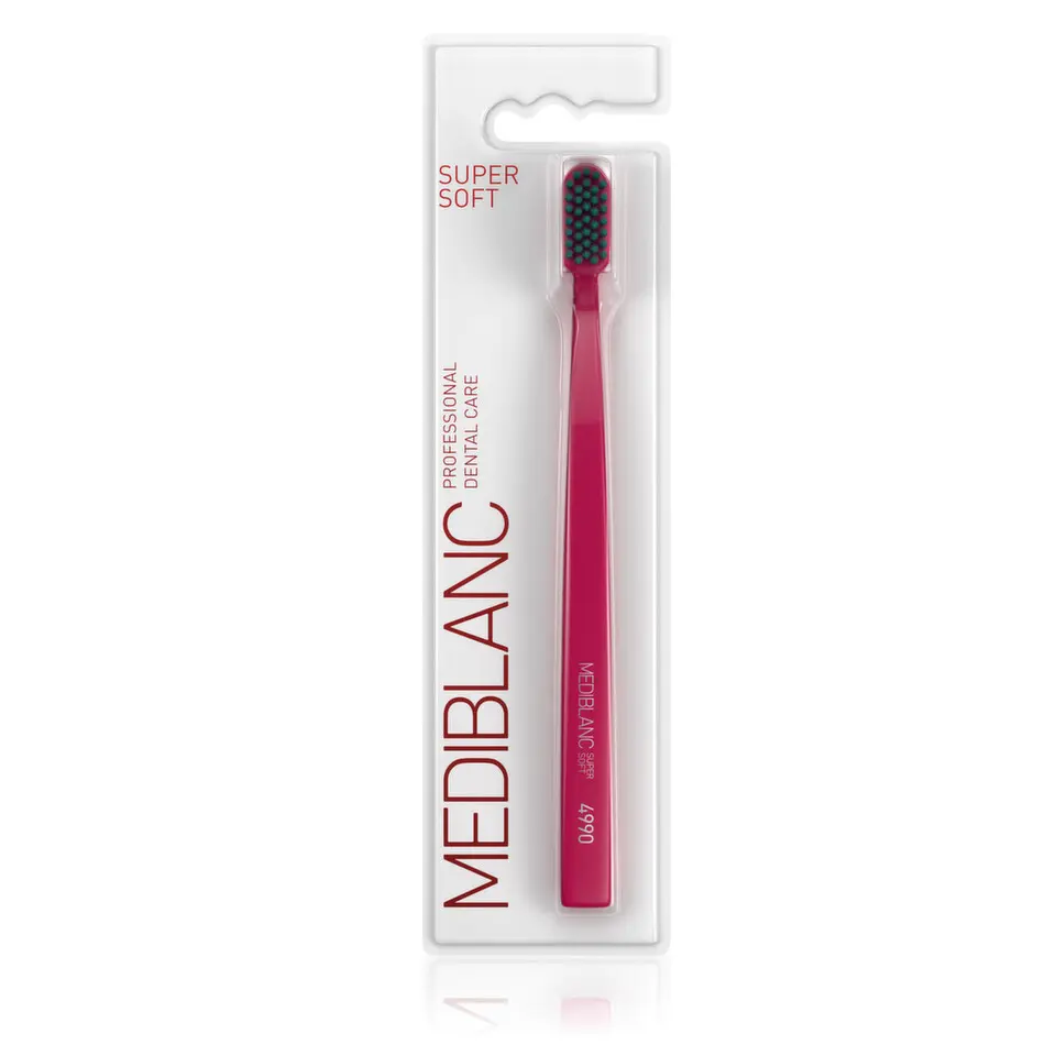 MEDIBLANC Super Soft 4990 Toothbrush Dark Pink