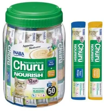 Churu Cat vet nourish purée tuna&chicken variety 50x14g