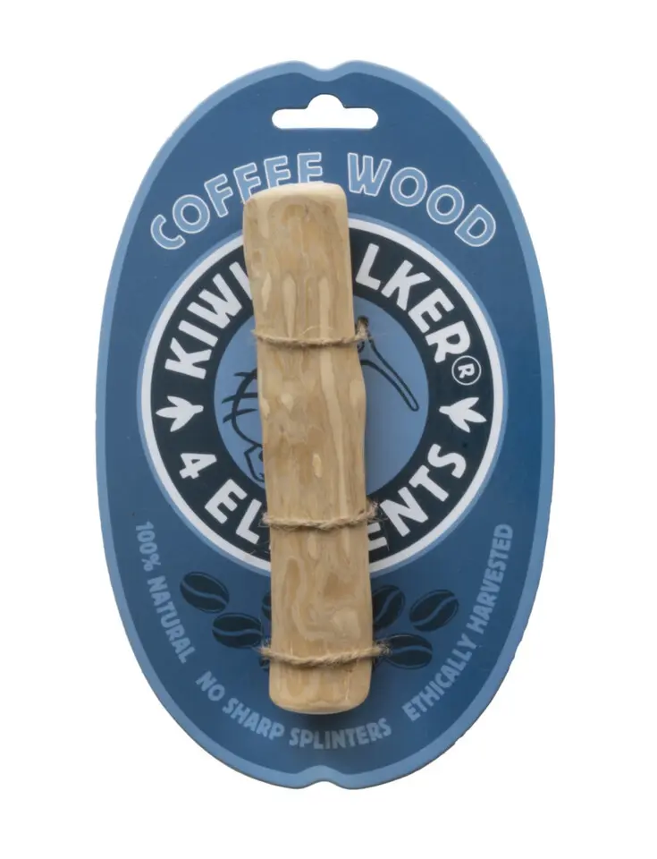 Hračka pes 4Elements Coffee Wood dřevo M Kiwi