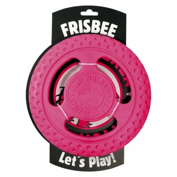 Hračka pes FRISBEE MAXI plov. z TPR růžová Kiwi