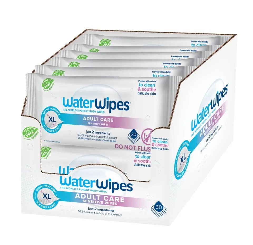 12x WATERWIPES Ubrousky vlhčené Body&Intimate 30 ks (360 ks)