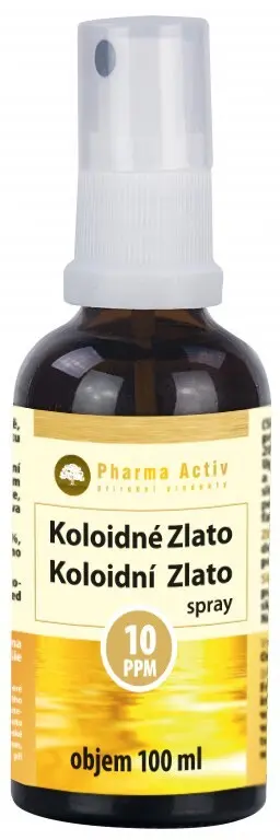 Pharma Activ Koloidní zlato ve spreji (10ppm) 100 ml