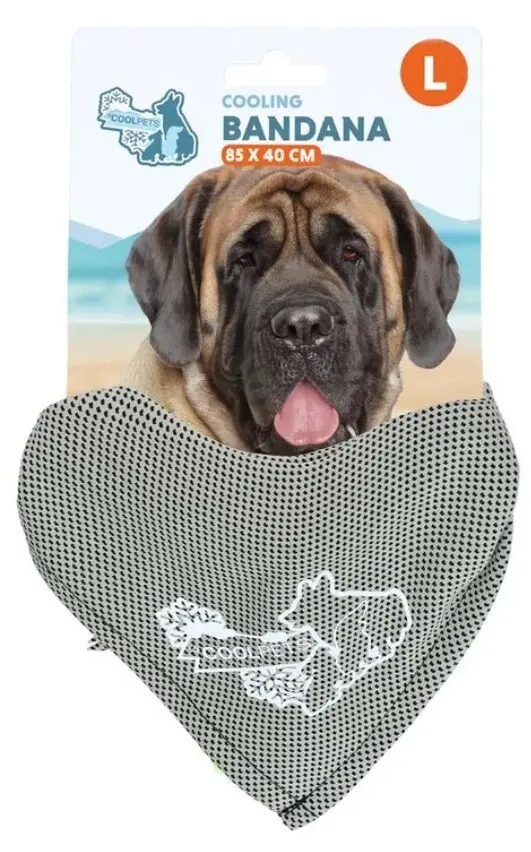 CoolPets chladící šátek Beige vel. L/85x40cm