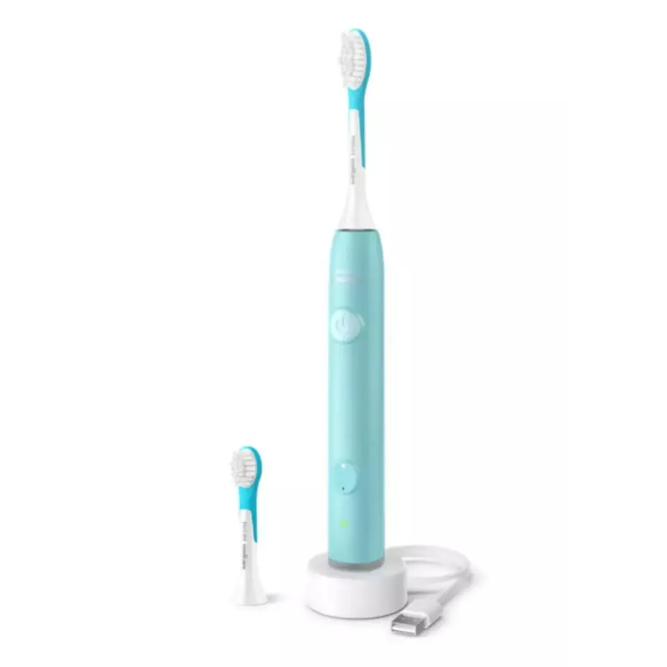 PHILIPS SONICARE For Kids zubní kartáček pro děti HX6600/13 tyrkysový