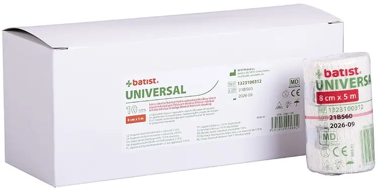 Batist obinadlo elastické Universal 8cmx5m 1 ks