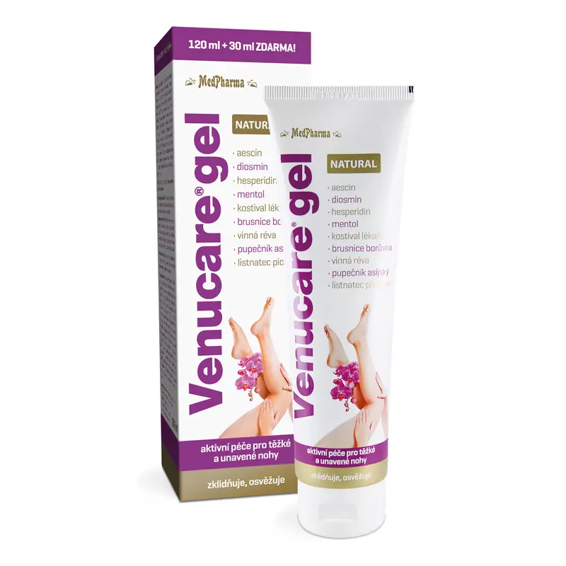 MedPharma Venucare gel NATURAL 120ml+30ml