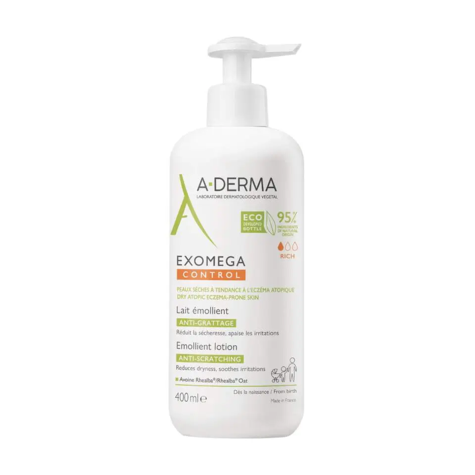 A-DERMA Exomega Control Emolienční mléko 400 ml