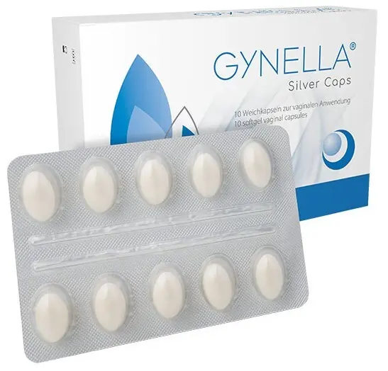 GYNELLA Silver Caps 10 vaginálních tobolek