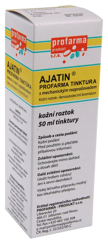 AJATIN PROFARMA TINKTURA 100MG/ML DRM SOL