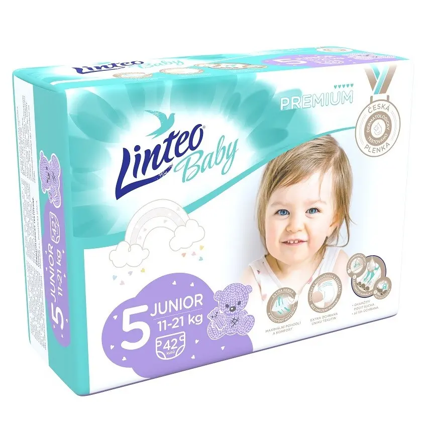 Linteo Baby Dět.plenky PREM.JUNIOR 5 11-21kg 42ks