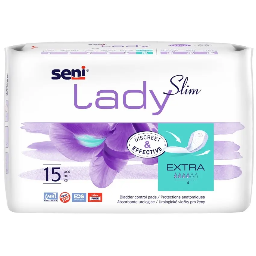 Seni Lady Slim inkontinenční vložky extra 15ks