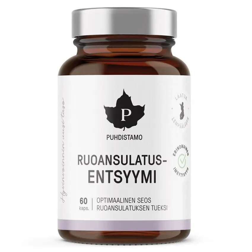 Puhdistamo Digestive Enzymes 60 kapslí
