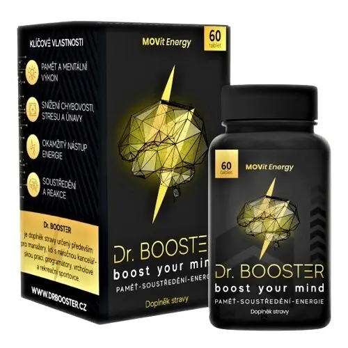 Dr. Booster - paměť, soustředění, energie MOVit 60 kapslí