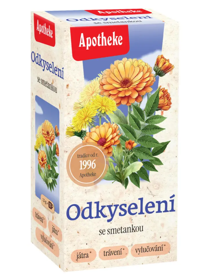Apotheke Na odkyselení se smetankou čaj 20x1.5g