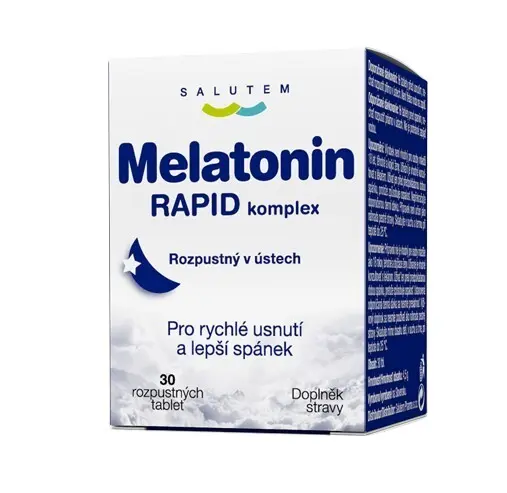 Melatonin Rapid komplex 30 rozpustných tablet