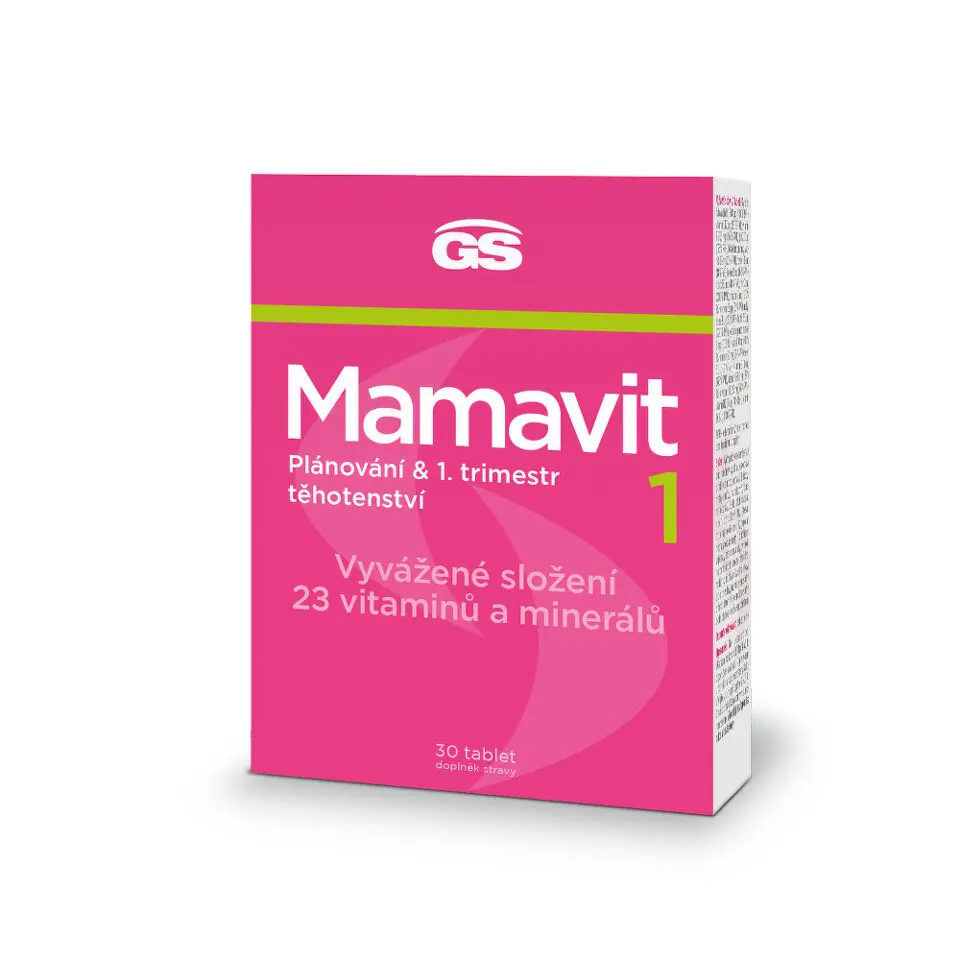 GS Mamavit 1 Plánování a 1.trimestr 30 tablet