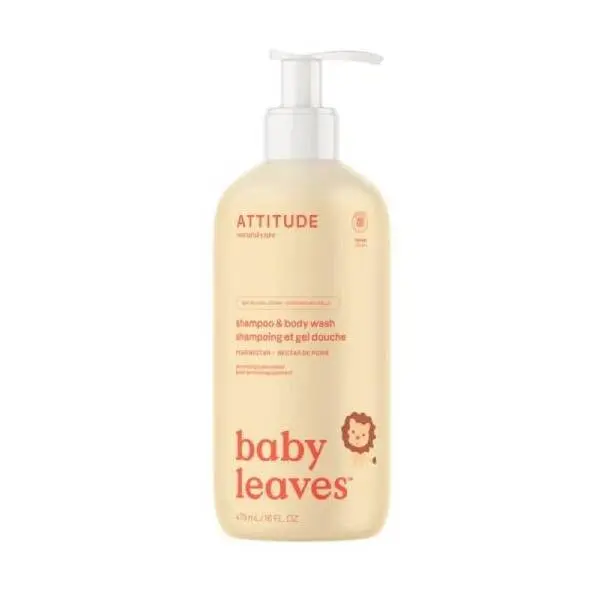 ATTITUDE Baby leaves 2v1 Šampon a Mýdlo - Hruška 473ml