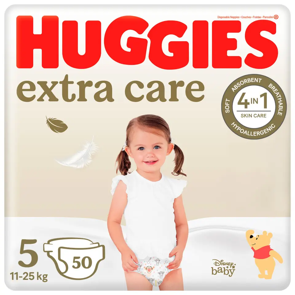 HUGGIES extra care 5 11-25kg 50ks