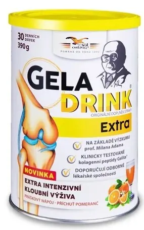 Geladrink Extra pomeranč práškový nápoj 390 g